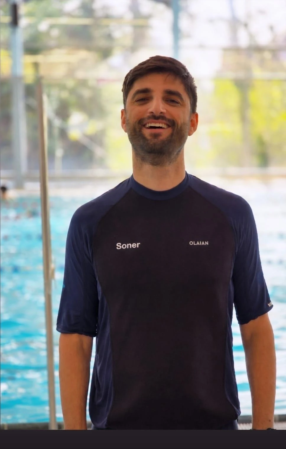 Soner Parlak, oprichter en hoofdlesgever bij starttoswim